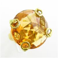 Anello Damiata Gioielli Donna in Oro giallo Quarzo idrotermale 2152/102-D199 - 2152/102-D199